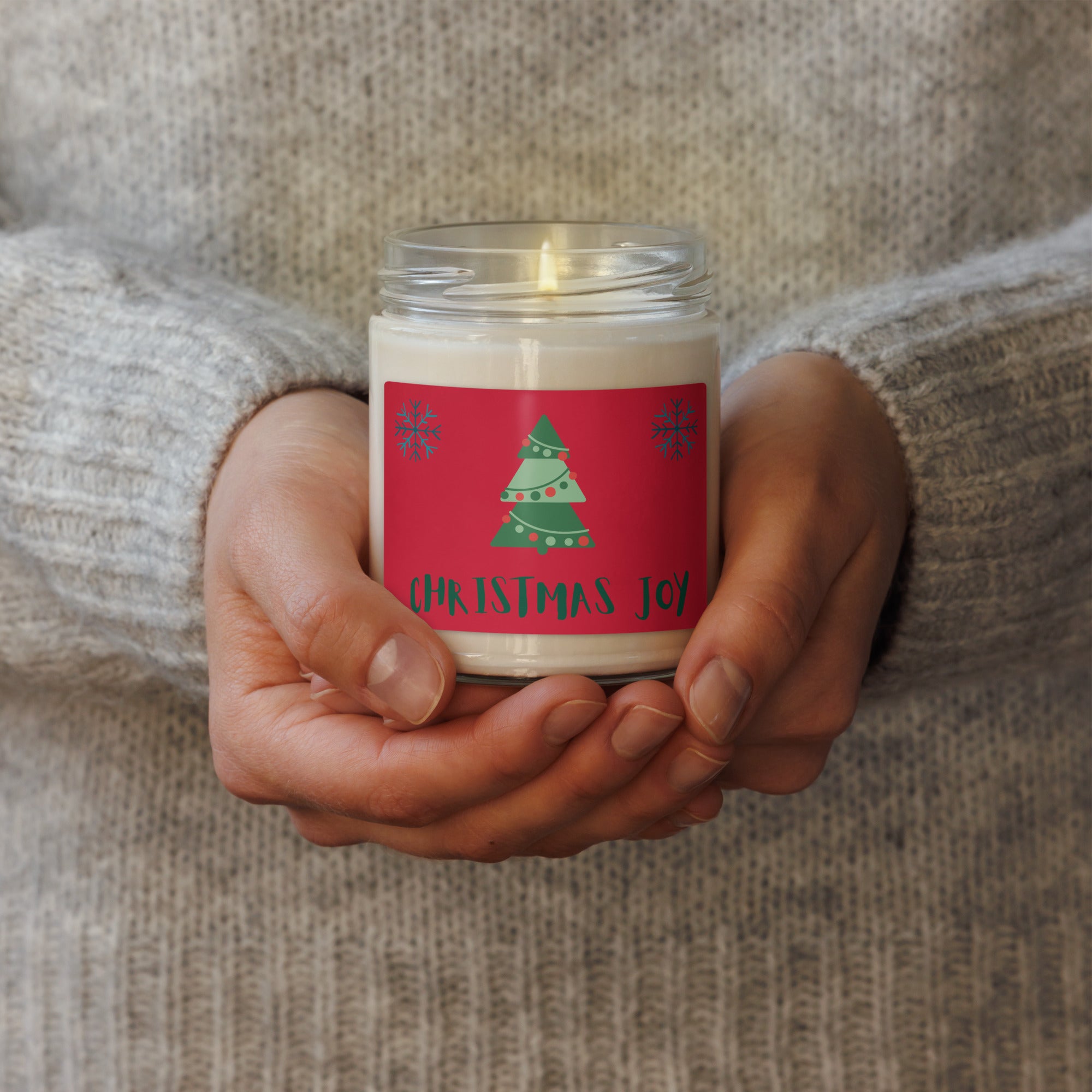Scented soy candle