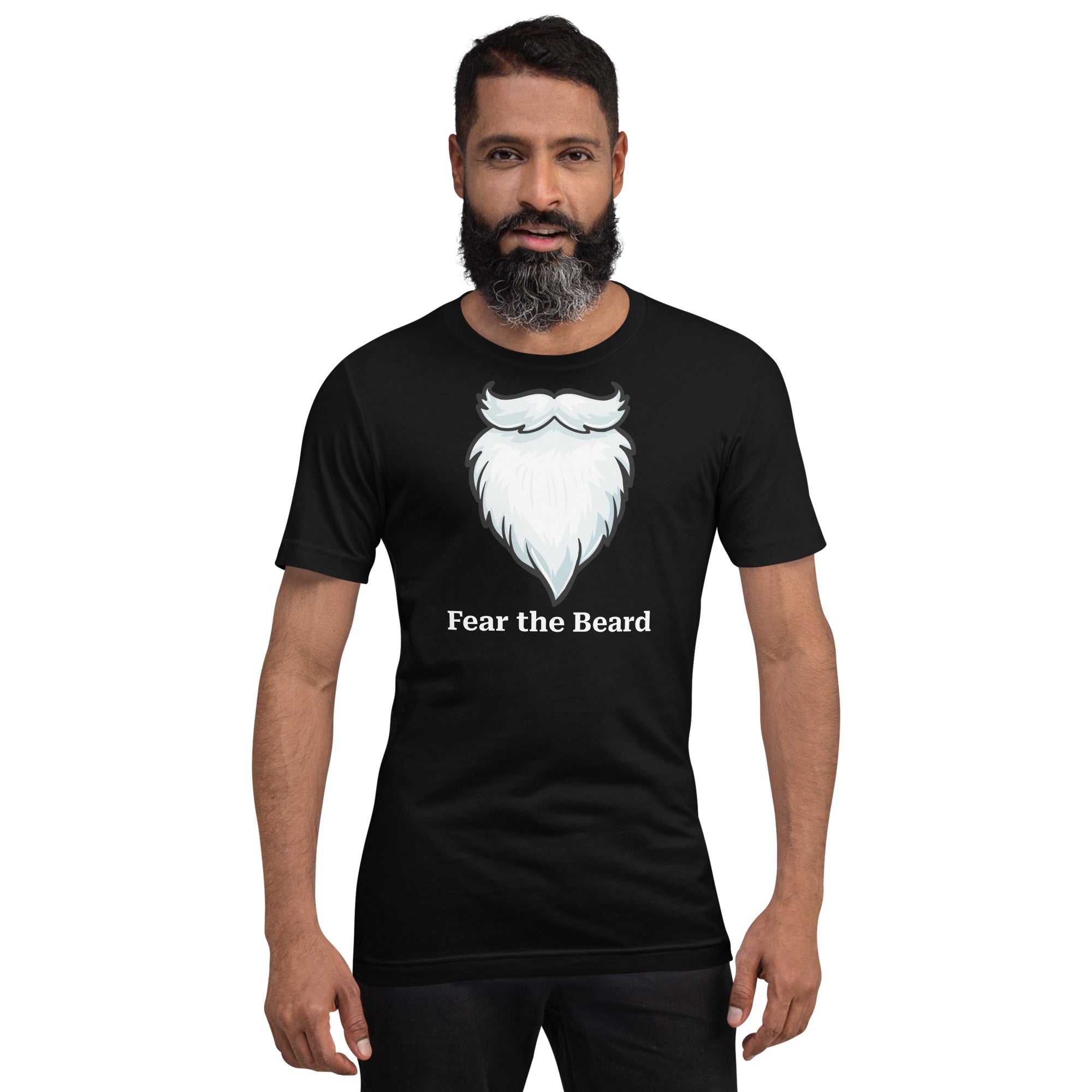 Santa Beard Christmas T-Shirt – Funny Holiday Graphic Tee